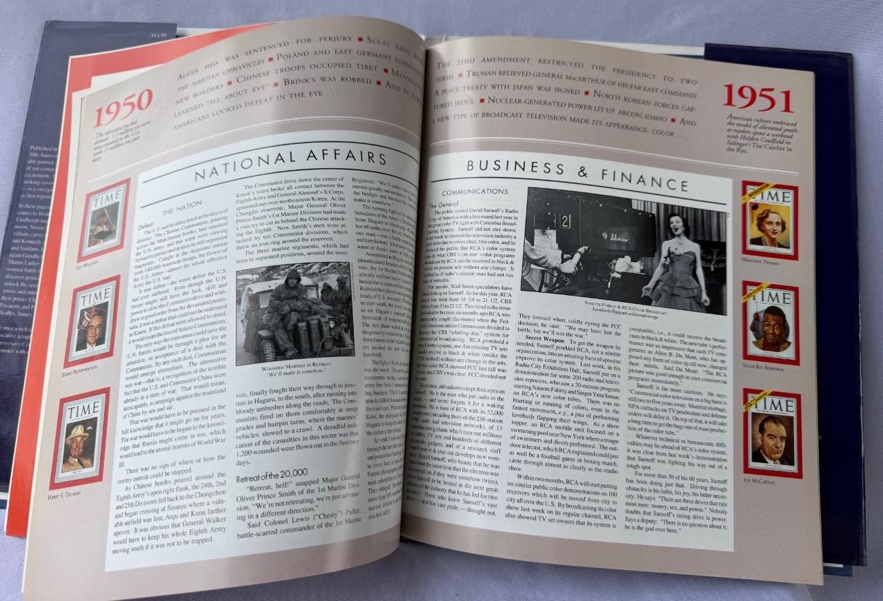Time Life Coffee Table Book 70th Anniversary Celebration 1923 – 1993