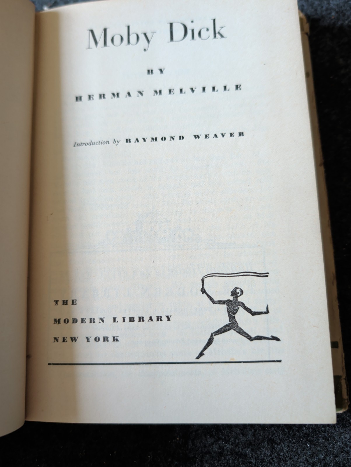 Moby Dick (Modern Library) Herman Melville