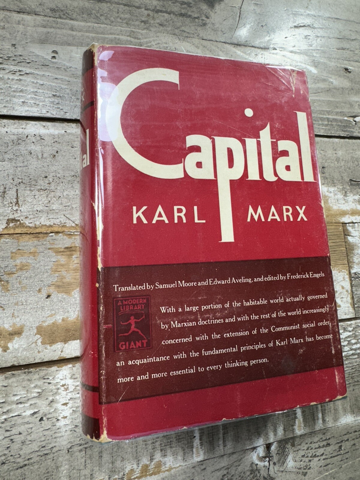 Mid 1900s Karl Marx „Capital: Critique of Political Economy“ Modern Lib.