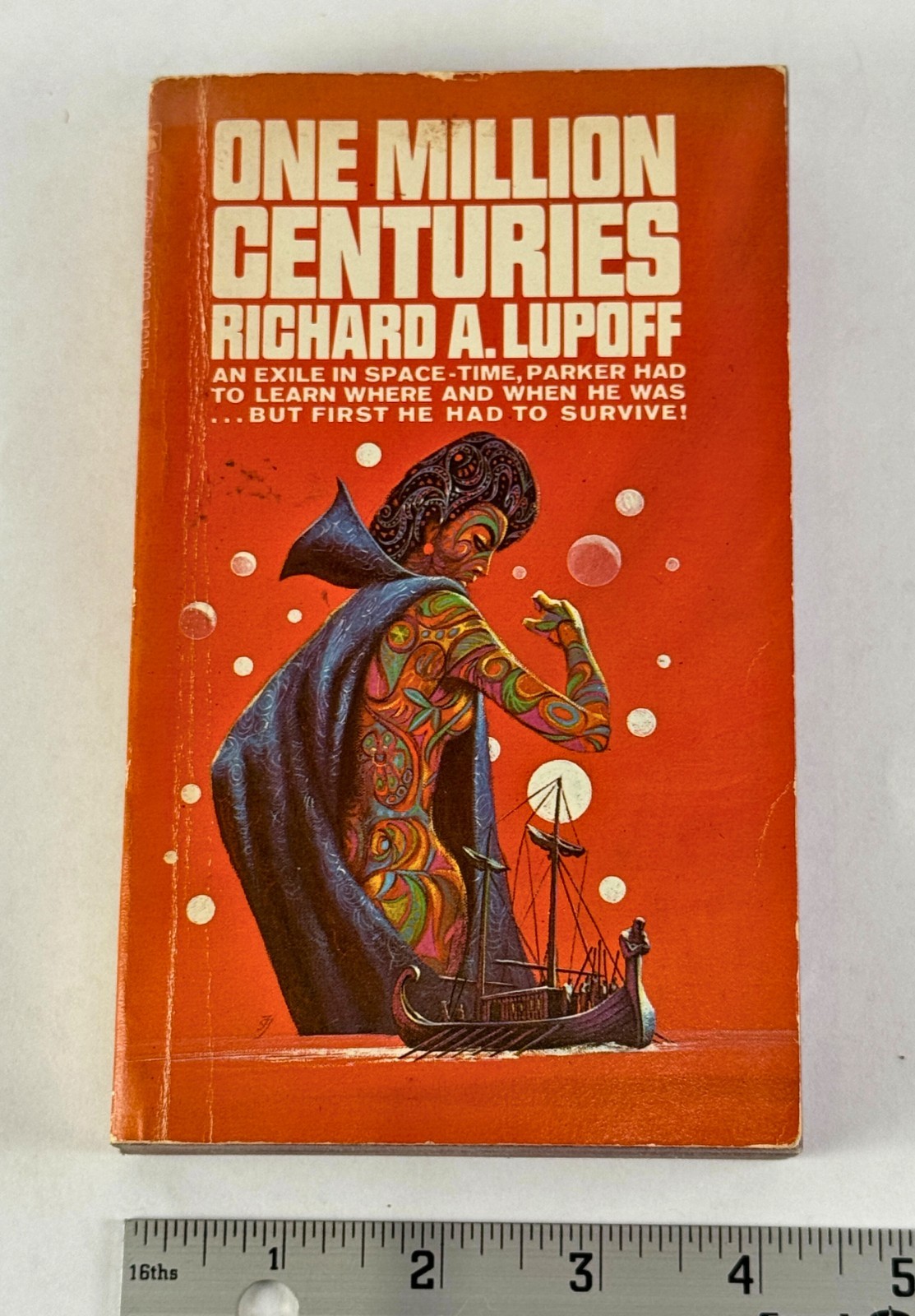 One Million Centuries Richard Lupoff 1967 Vintage Sci-Fi Lancer Paperback PBO