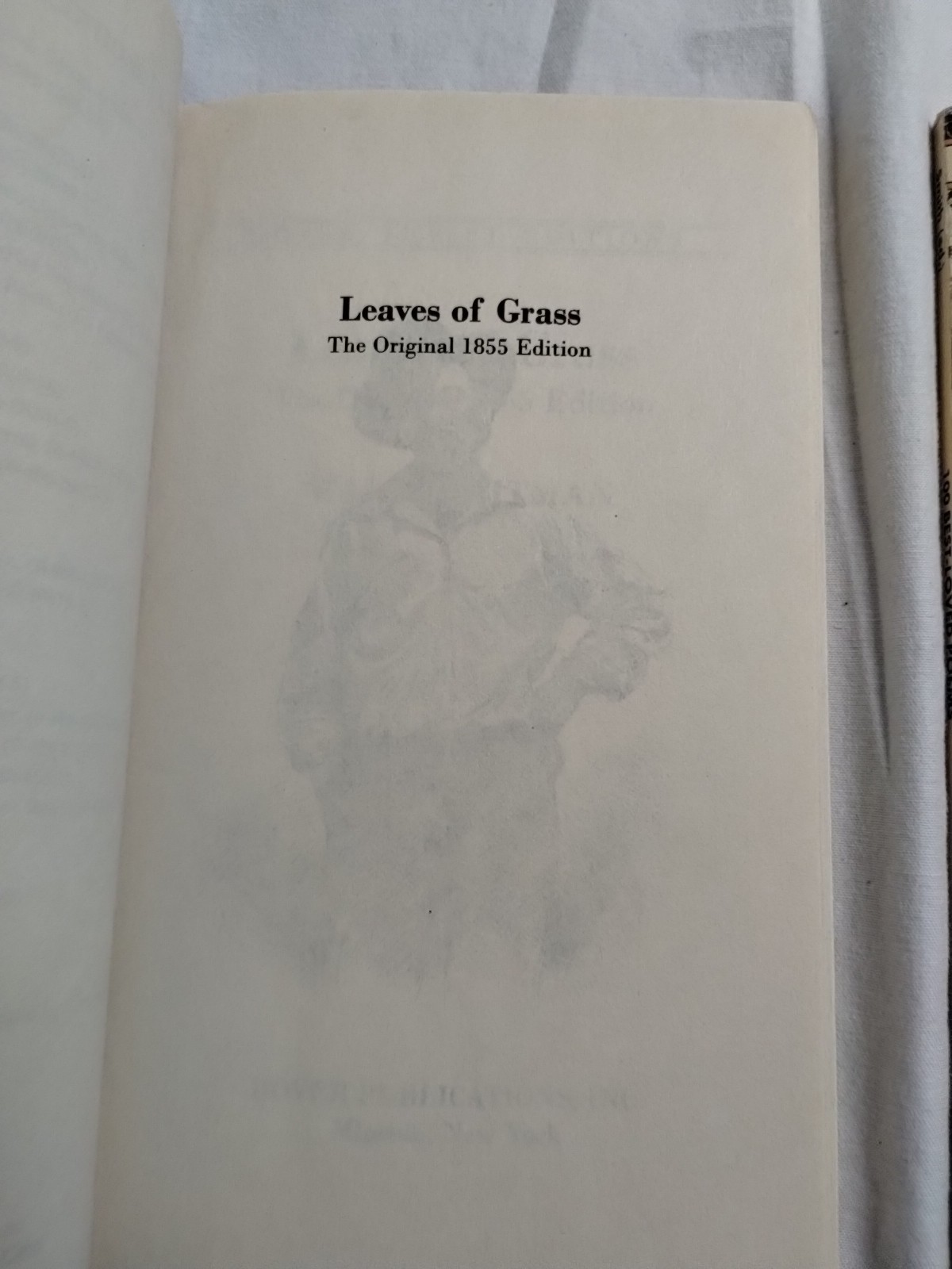 Walt Whitman : Leaves of Grass & 100 Best Loved Poems Lot of 2 Books VTG Dover