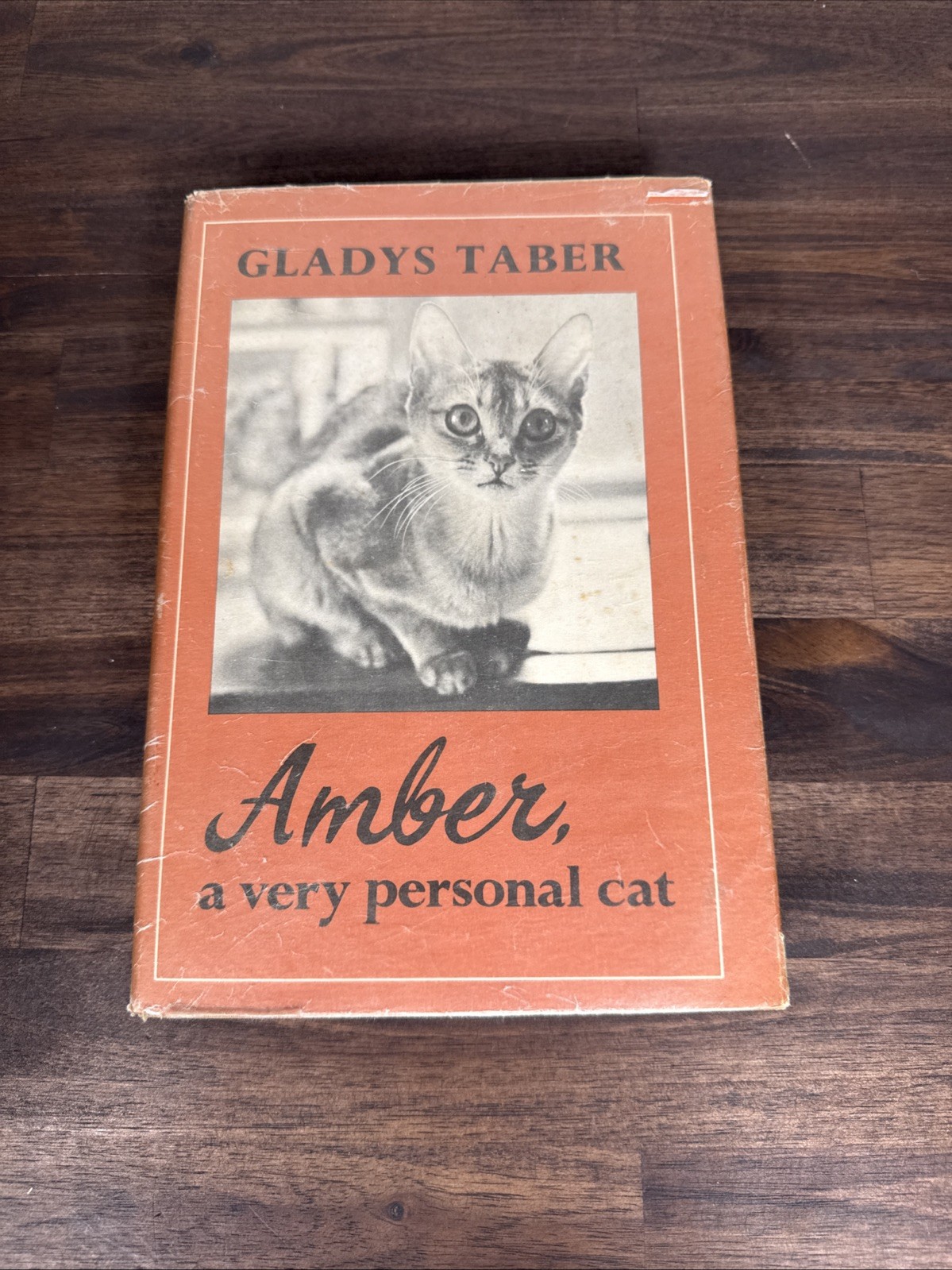 Amber A Very Personal Cat by Gladys Taber Signed First Edition Hardcover Book