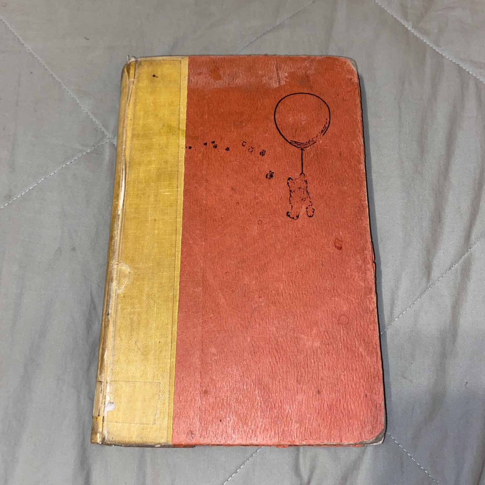 WINNIE THE POOH vtg FIRST PRINTING toy COLOR EDITION Child A MILNE Disney RARE