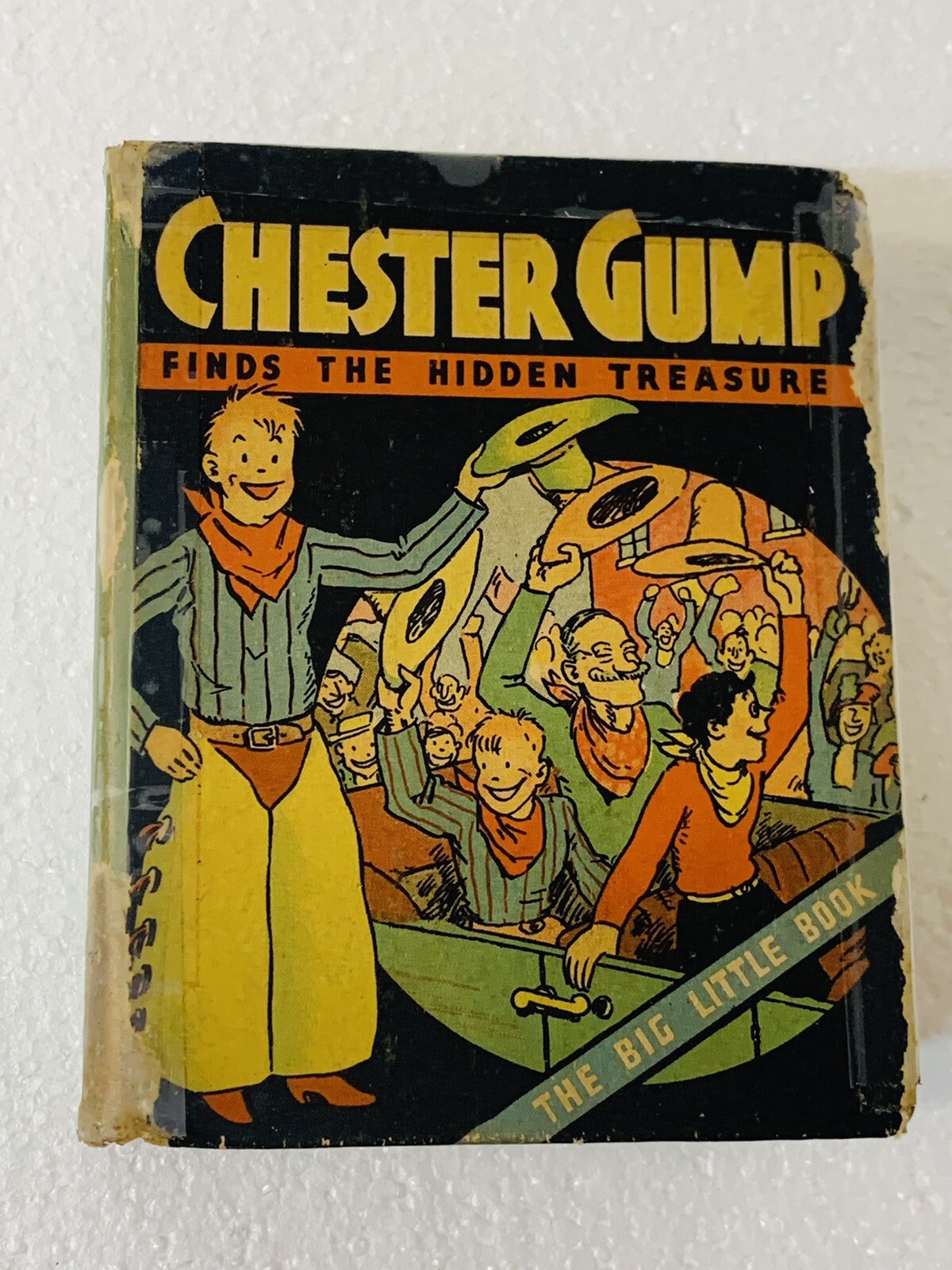 ** BIG LITTLE BOOK 1930’s CHESTER GUMP FINDS HIDDEN TREASURE #766 **