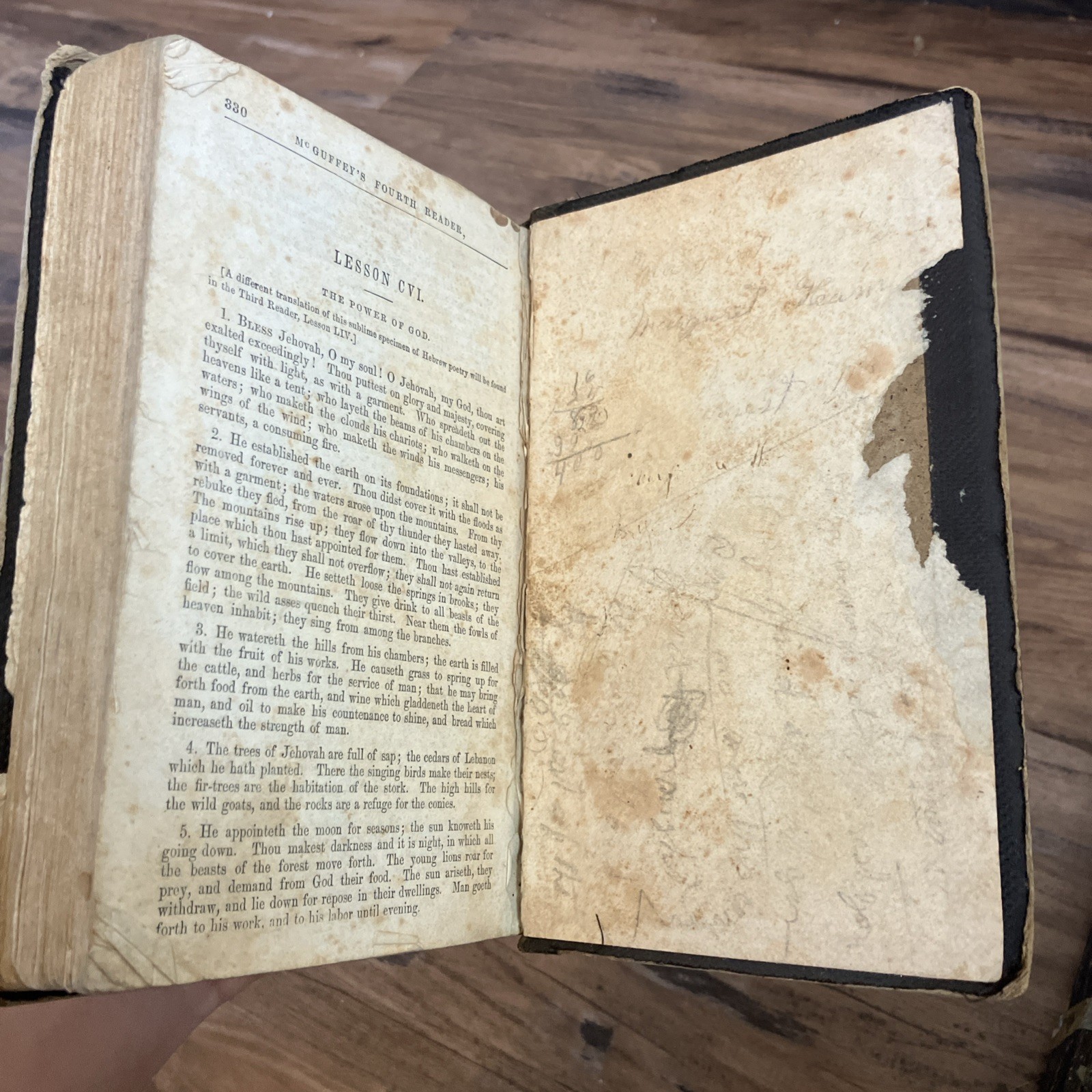 Mcguffeys 4th And 5th Reader Antique( Rough Shape See Description) 19th Century