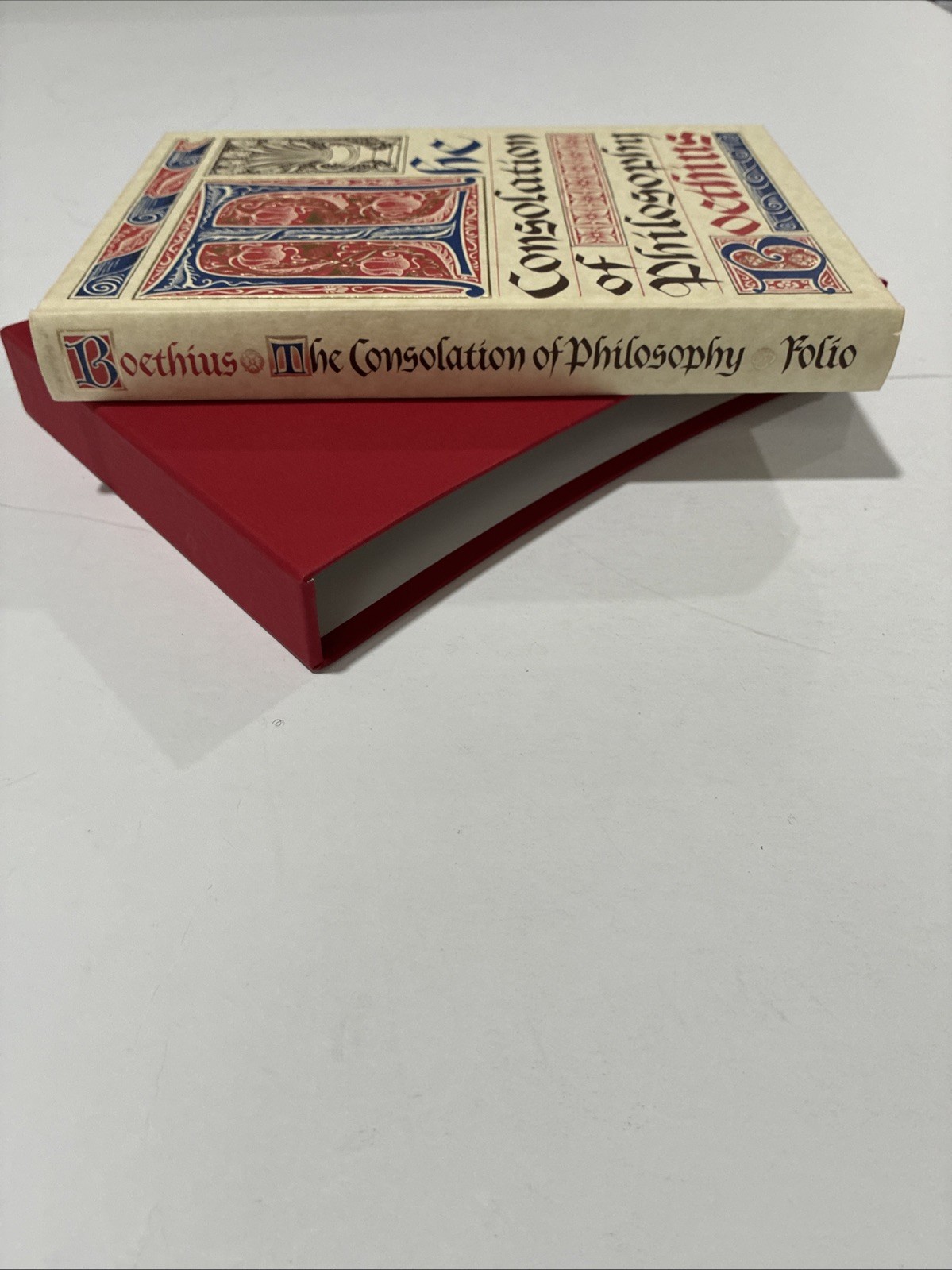 FOLIO SOCIETY — Boethius Consolation Philosophy — 1998 Hardcover In Slipcase
