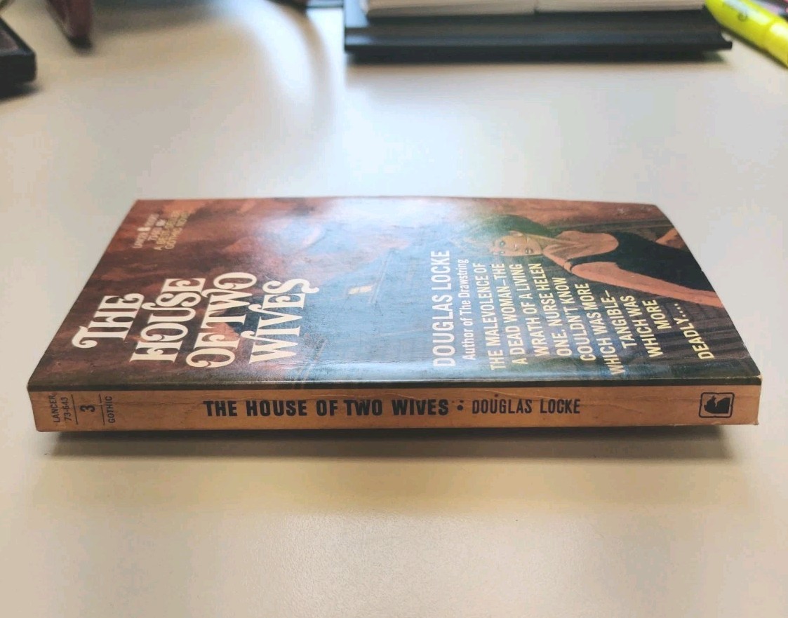 The House Of Two Wives by Douglas Locke, Lancer Gothic Suspense, Mystery, Murder