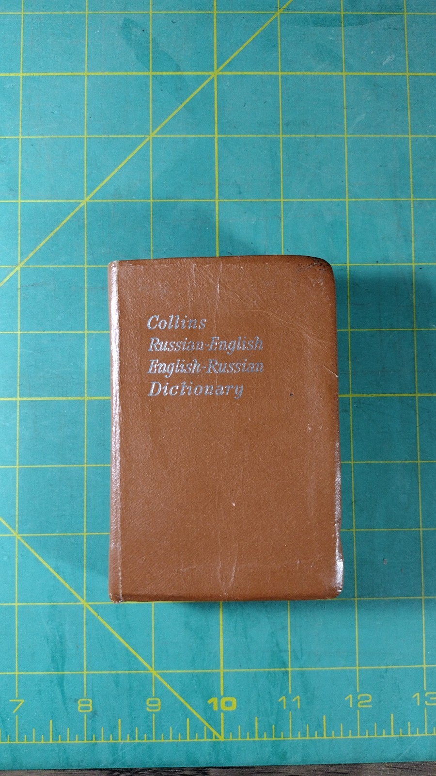 COLLINS RUSSIAN-ENGLISH ENLISH-RUSSIAN DICTIONARY 1974 Vintage Pocket Book