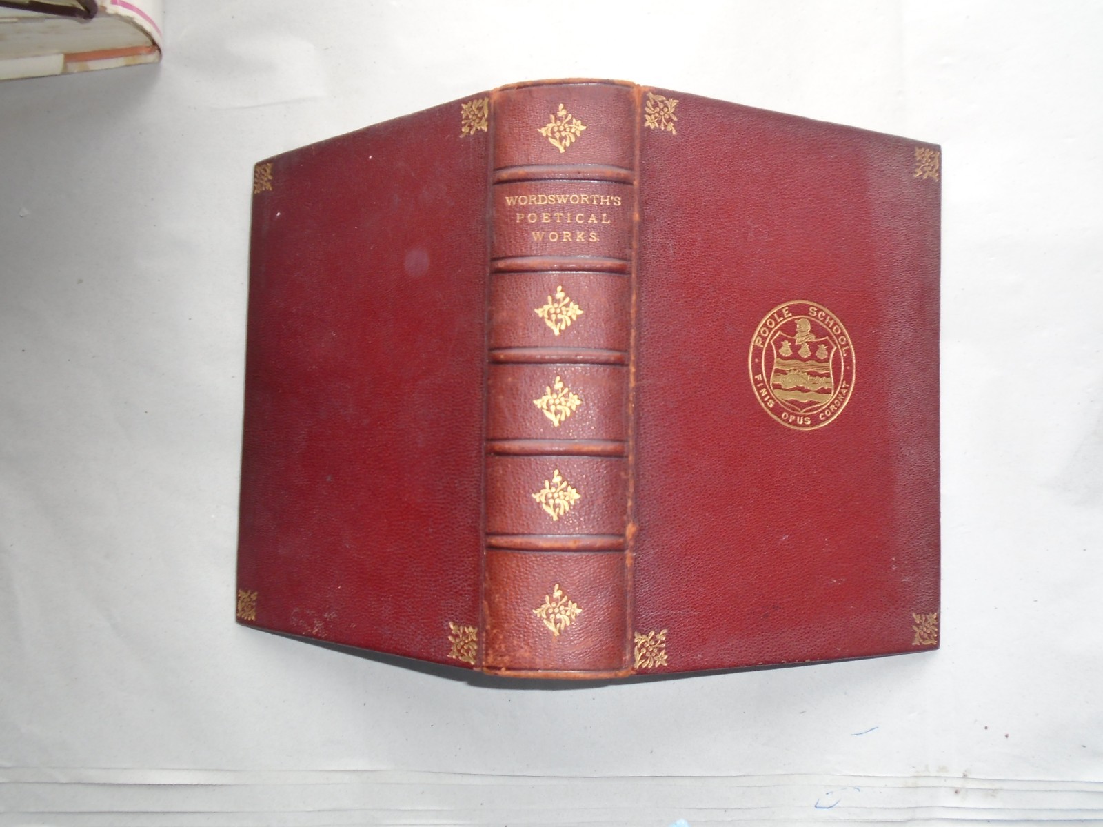 The Poetical Works of William Wordsworth albion Frederick Warne leatherbound