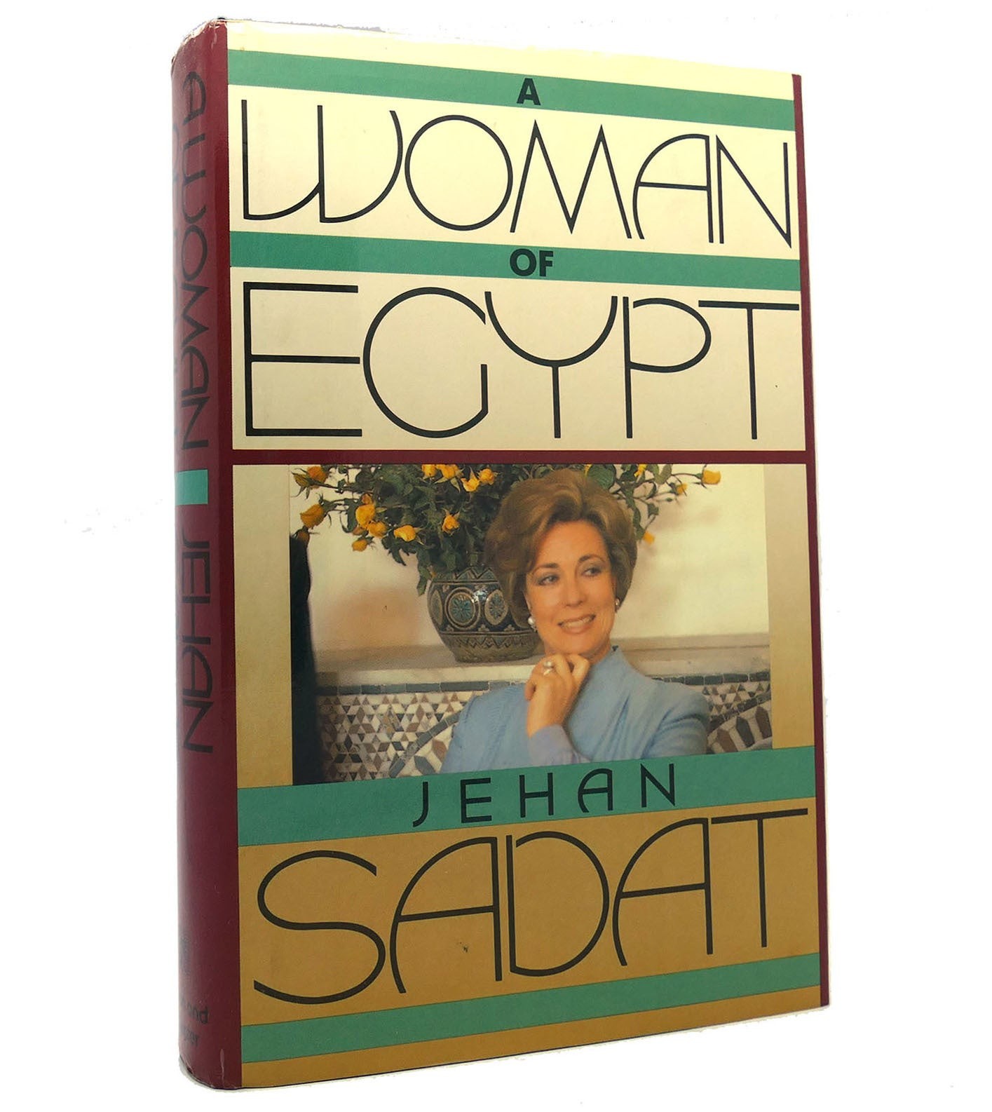 Jehan Sadat A WOMAN OF EGYPT 1st Edition 1st Printing