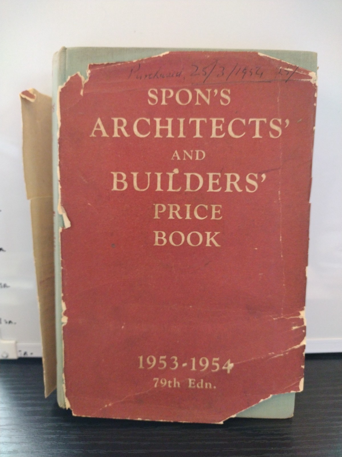 Spon’s Architects‘ & Builders‘ Price Book 1953-54 79th Edition Davis, Belfield