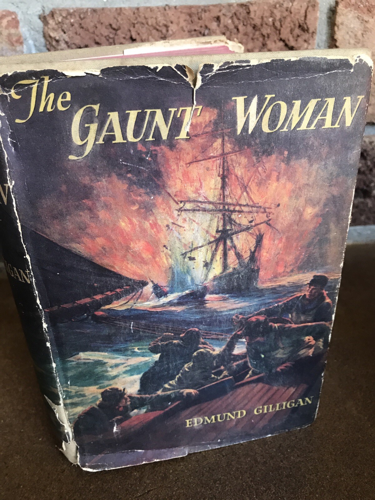 Vintage 1943 THE GAUNT WOMAN EDMUND GILLIGAN HARDCOVER W/ JACKET BOOK