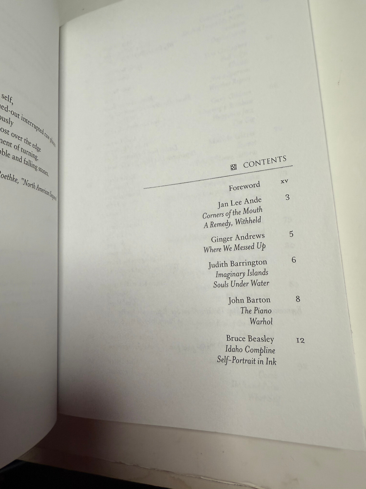 #signed David Biespiel, Ed.: Long Journey: Contemporary Northwest Poets, 1st PB