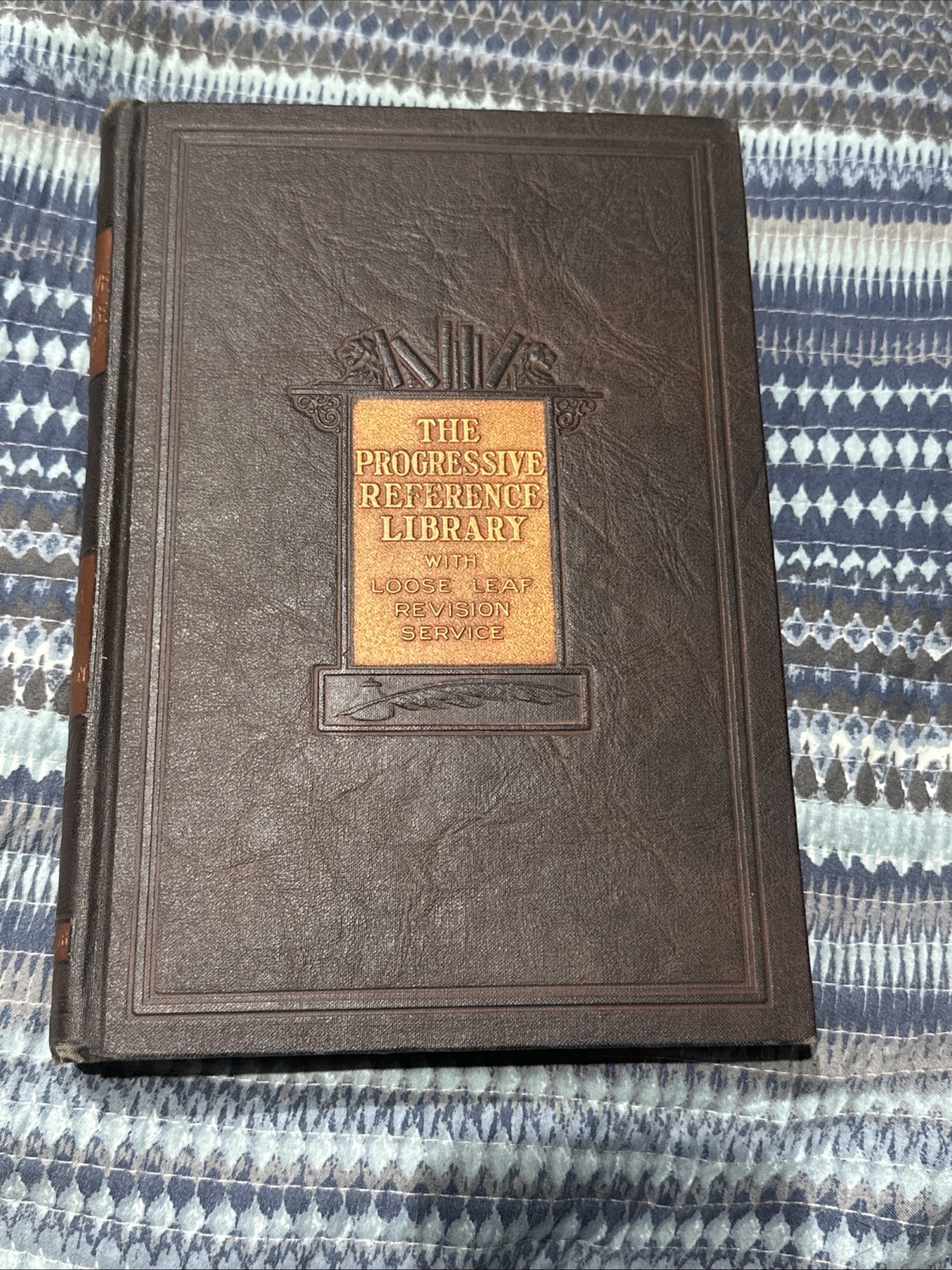 The Progressive Reference Library 1929 Book VI with Loose Leaf