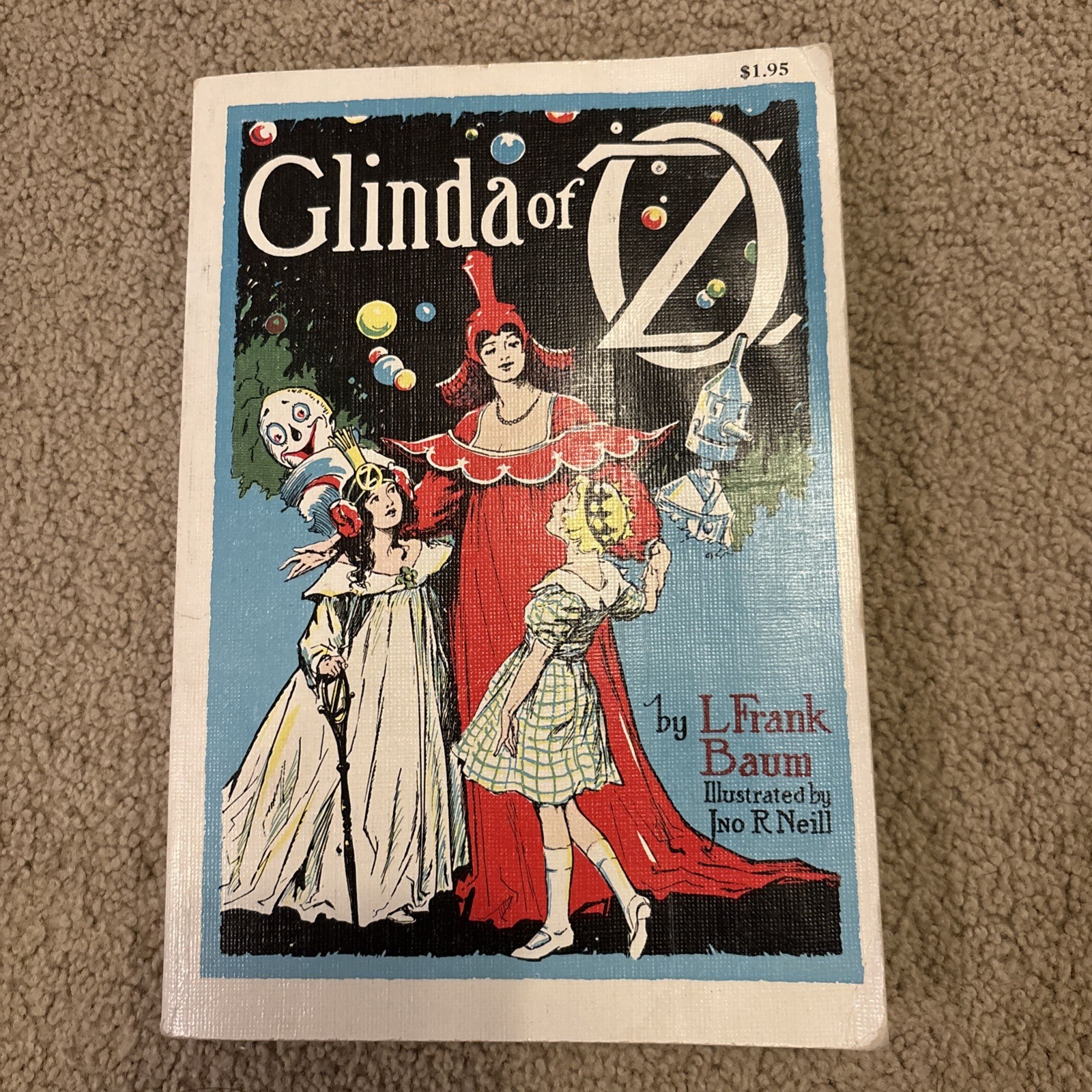 Vintage Glinda Of Oz L Frank Baum Paperback John R Neill Illustrated Rand Mcnall