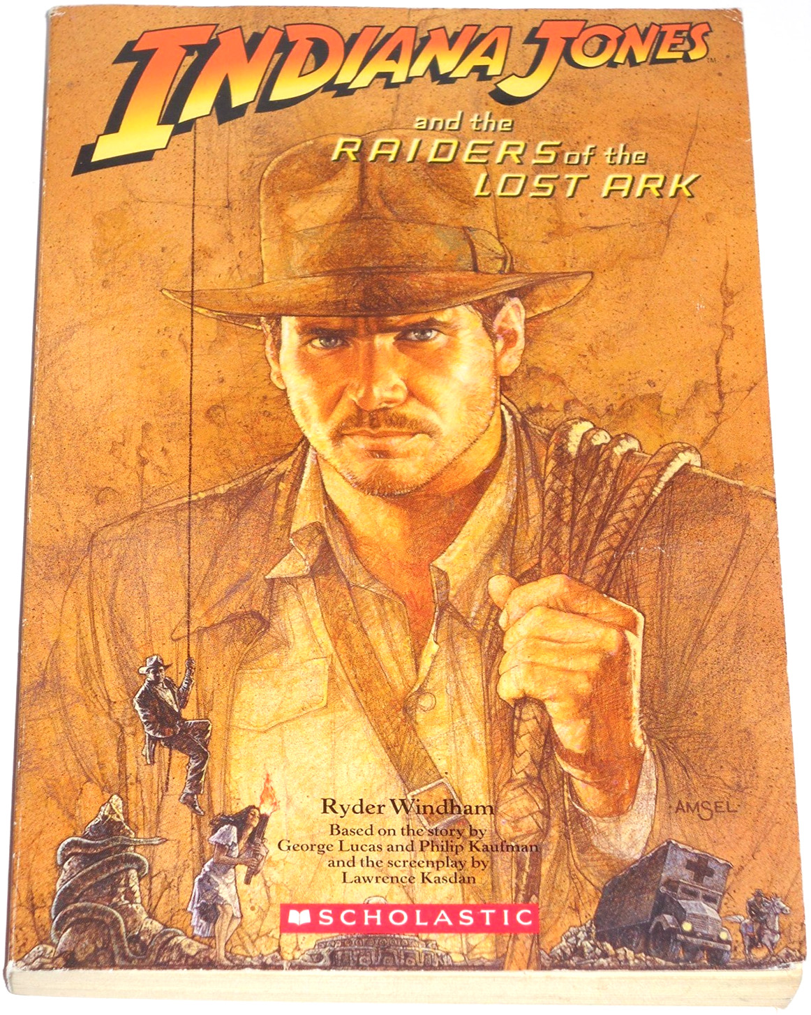 Indiana Jones & the Raiders of the Lost Ark Movie tie-in Children’s pb book