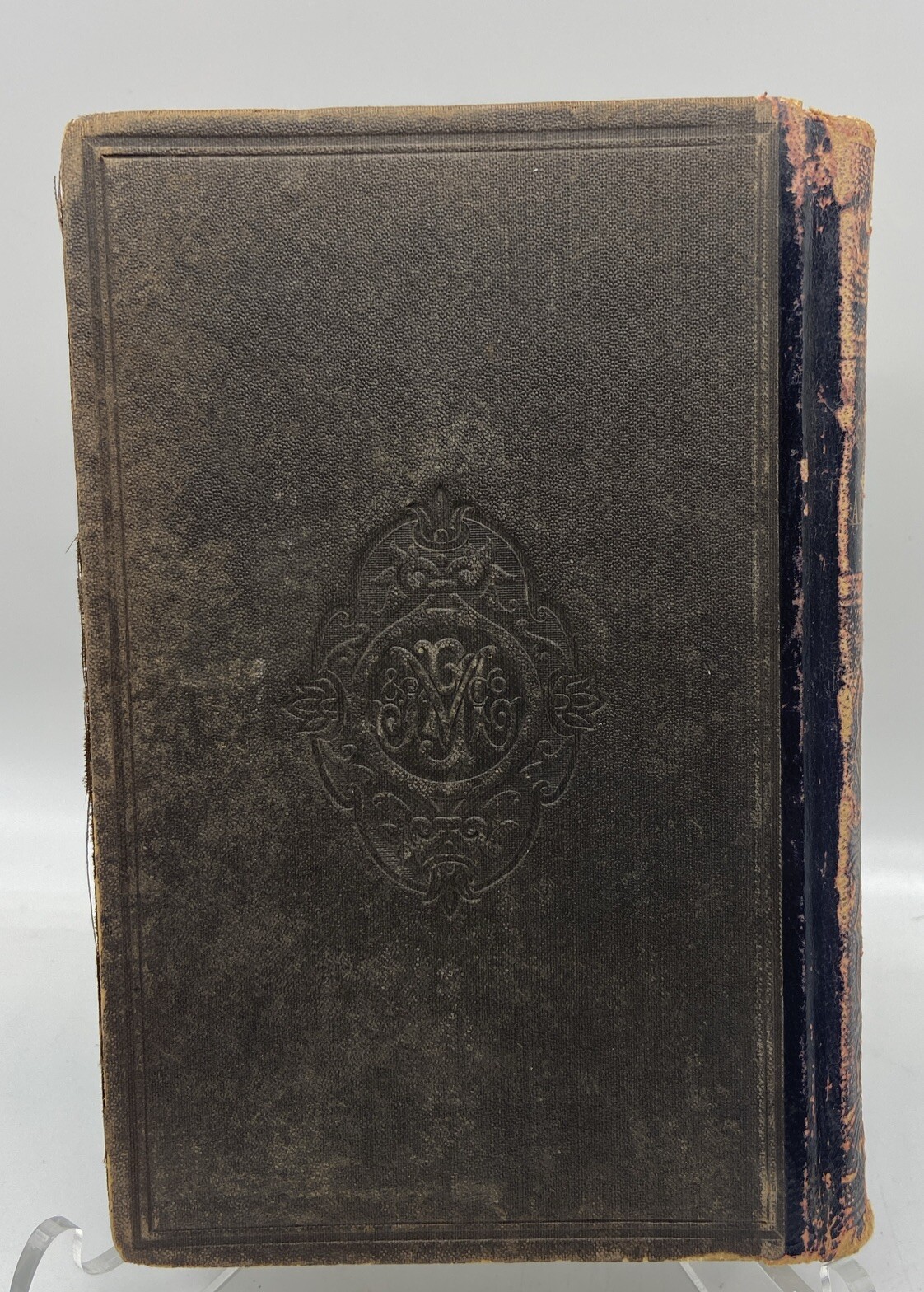 1865 Antique Algebra Book Colleges Academies P A Towne Civil War Era Schoolbook