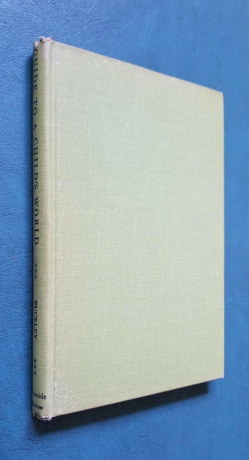 SIGNED Guide to a Child’s World ISABELLE P BUCKLEY 1st Edition Hardcover DJ Rare