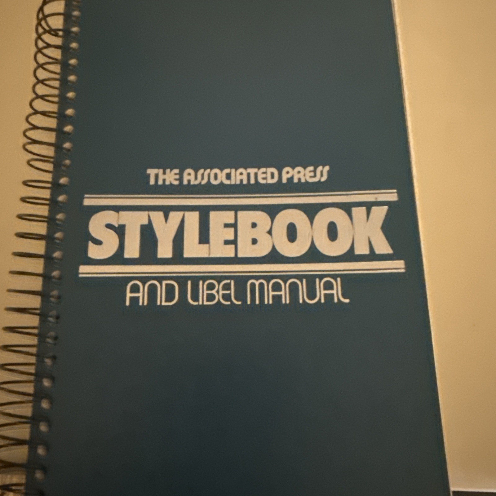The Associated Press STYLEBOOK and Libel Manual 1980