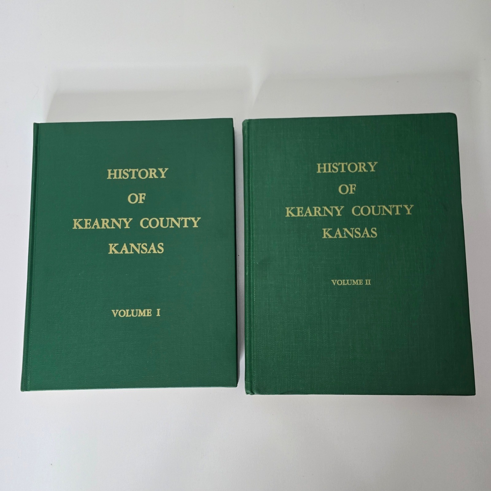 History of Kearny County Kansas Volume I & II Hardcover Book Set Historical