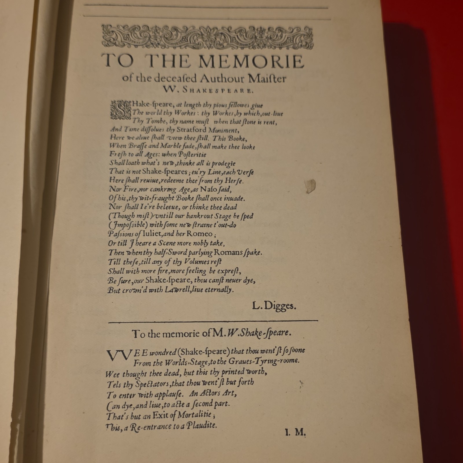1887 Shakespeare First Folio Facsimile Complete Works HC Funk & Wagnalls