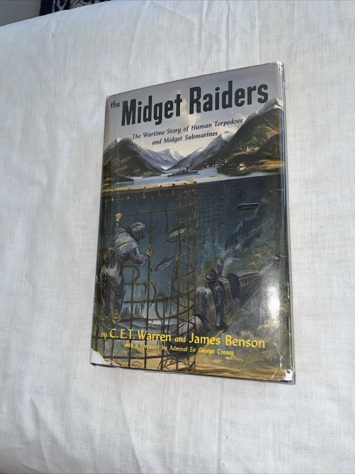 1954 Midget Submarines Human Torpedoes & Midget Raiders – Royal Navy WWII HC DJ