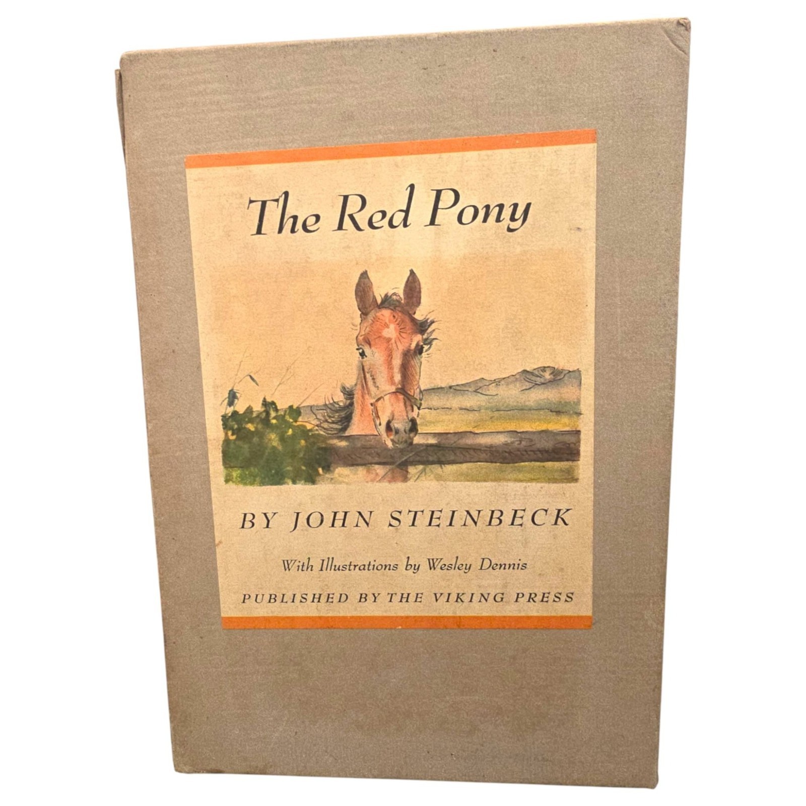 The Red Pony By John Steinbeck 1945 Viking Press Illustrated By Wesley Dennis HC