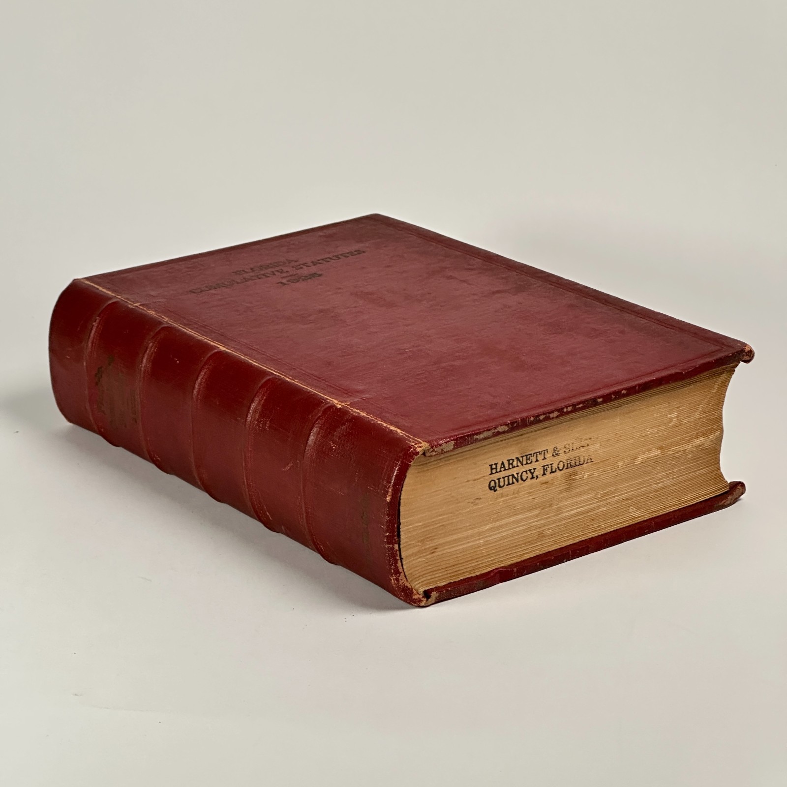 1925 Florida Law „Florida Cumulative Statutes“ Michie (Hardcover, Quincy, FL)