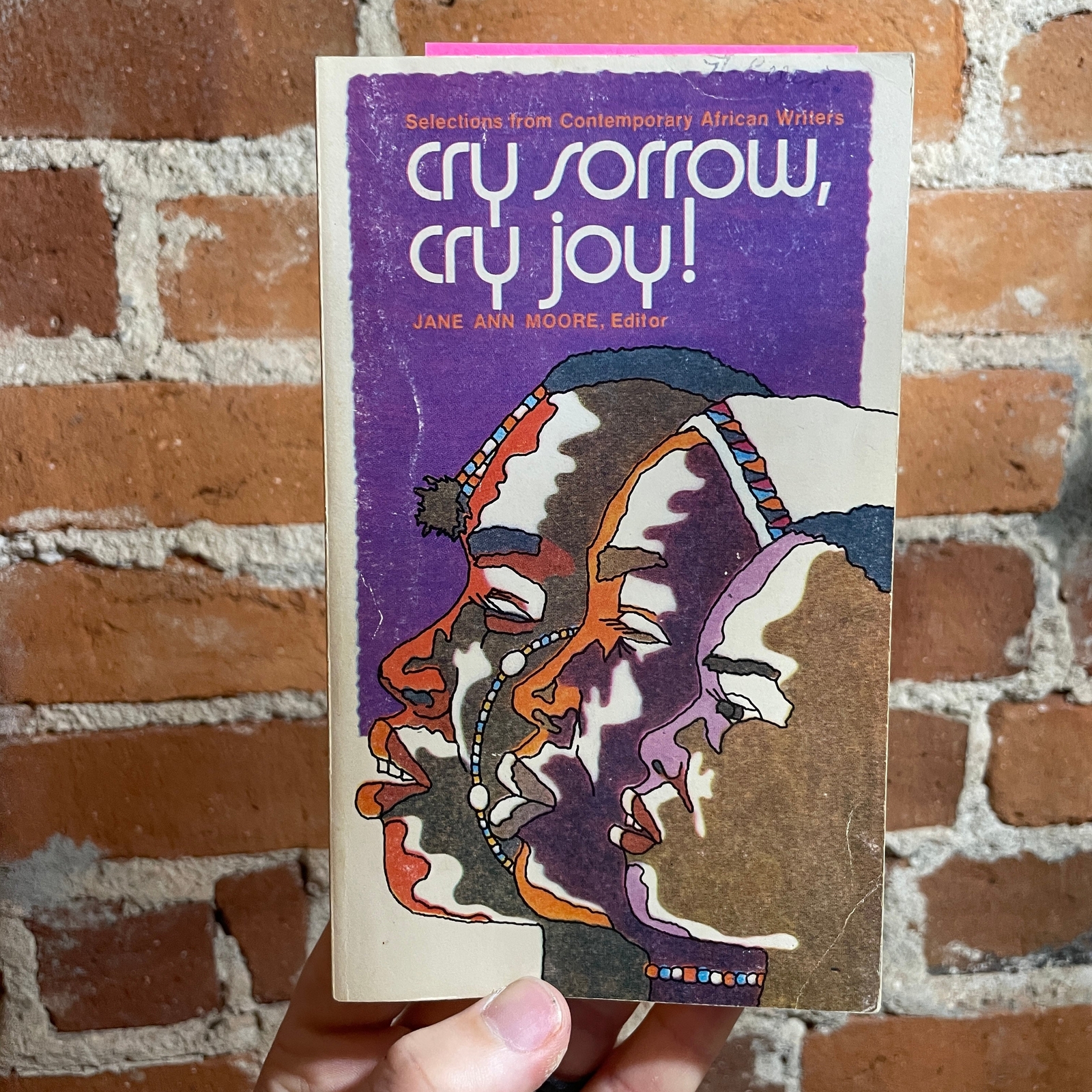 Cry Sorrow, Cry Joy! Jane Ann Moore – 1971 Friendship Press Paperback