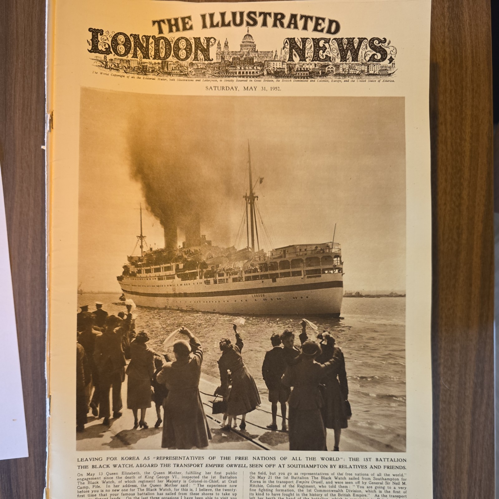 49 x The Illustrated London News – 1952 (1940’s to 60’s) – Inc Royalty Interest