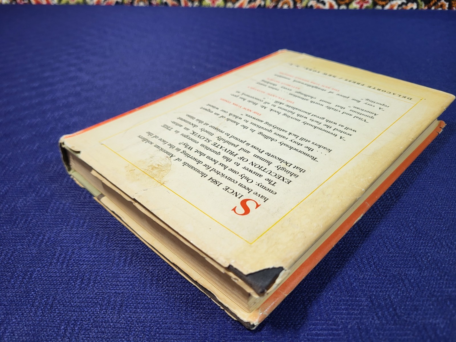 The Execution of Private Slovik William Bradford Huie Hardcover 1970