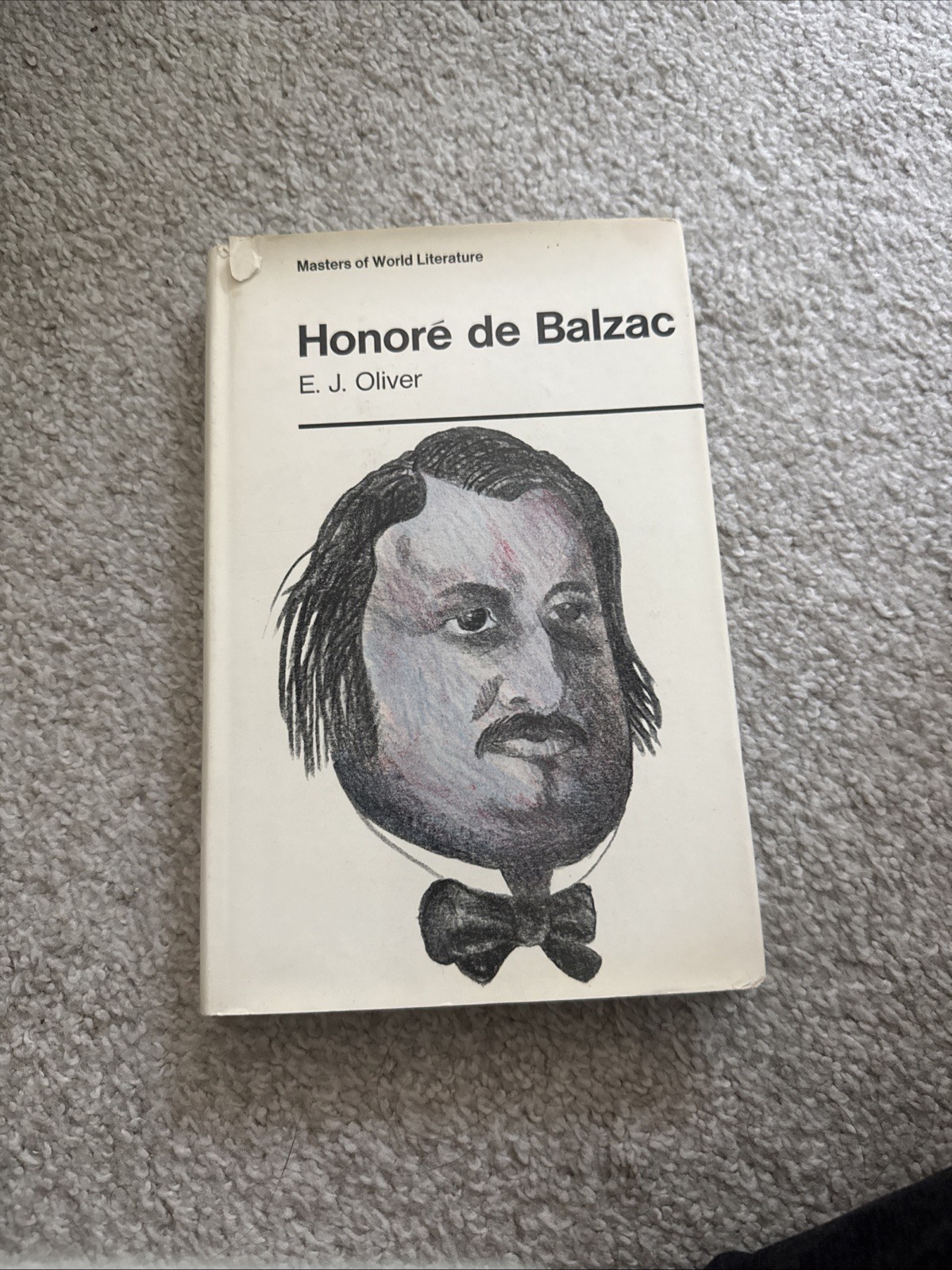 Masters of world literature series Honore de Balzac by E.J. Oliver Vg Ex Lib Hc