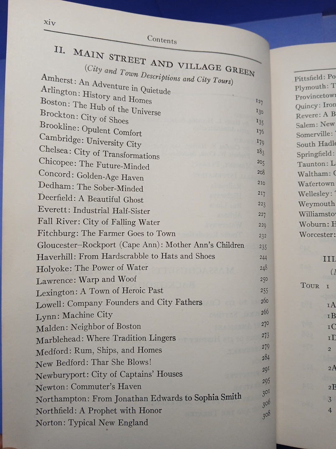 Massachusetts: A Guide to its Places and People (1937, Hardcover) with Map