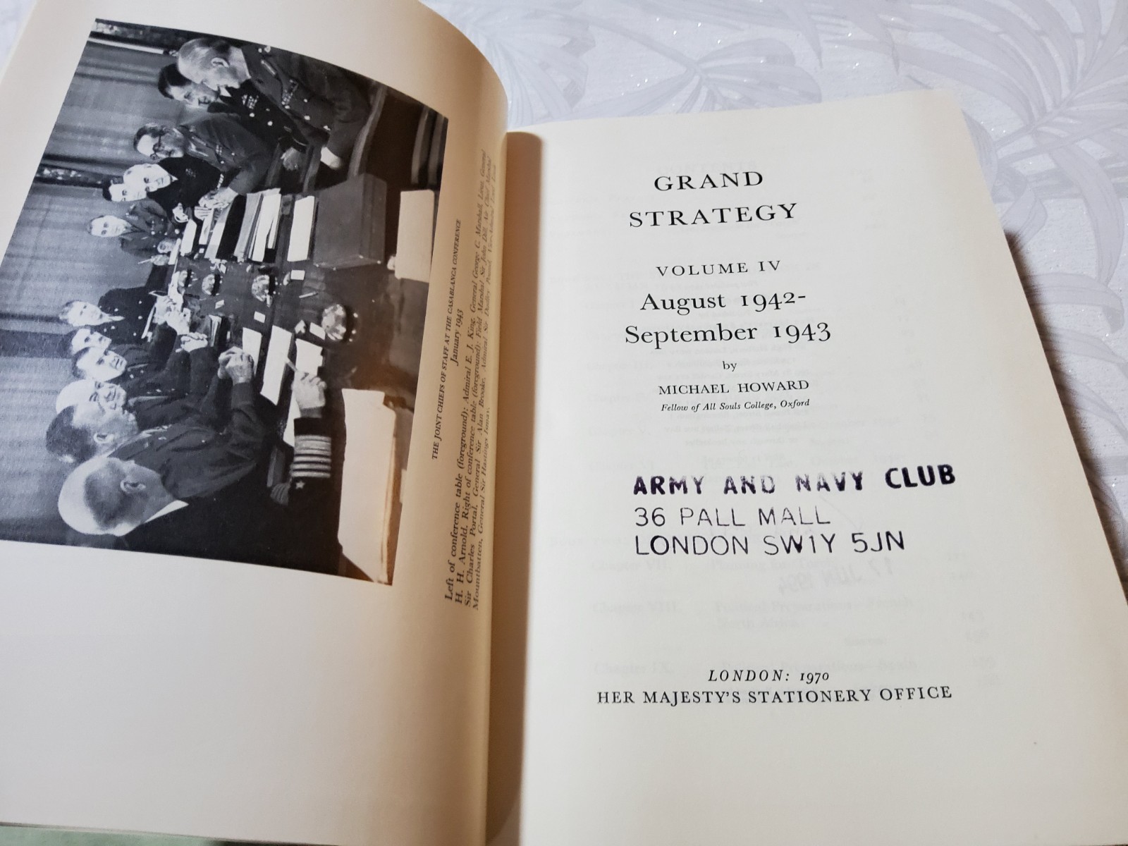 ??RARE 1970 1st Editon??GRAND STRATEGY VOLUME IV Michael Howard HMSO??PLS LOOK??