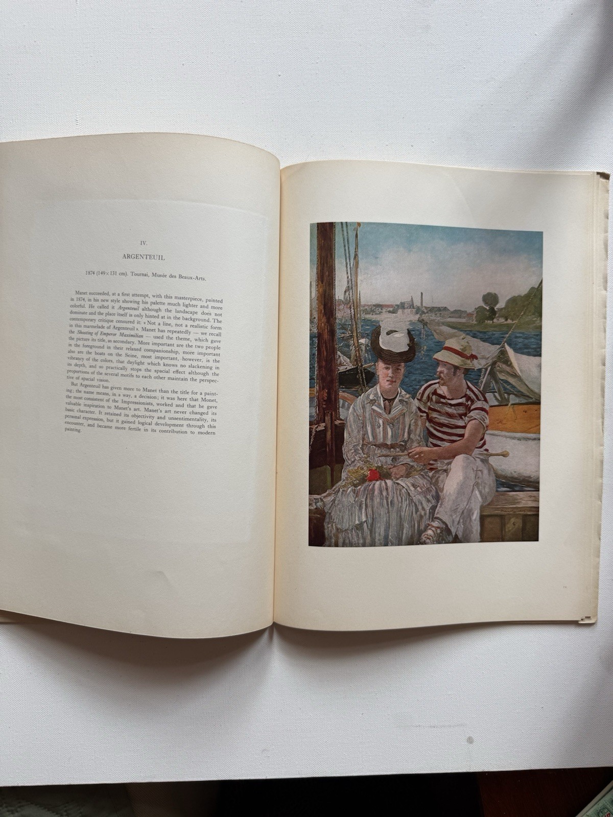 Vintage Book Manet 1951 PB Bibliothèque Aldine Des Arts by Jean Leymarie French