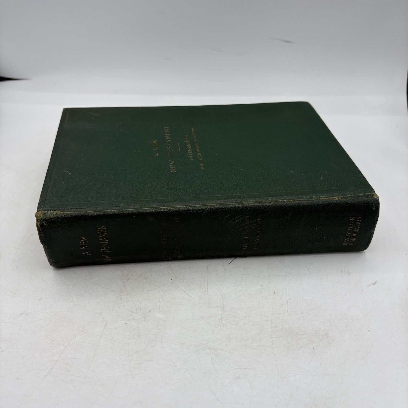 Vintage The Interlinear Literal Translation Greek New Testament Berry 1897