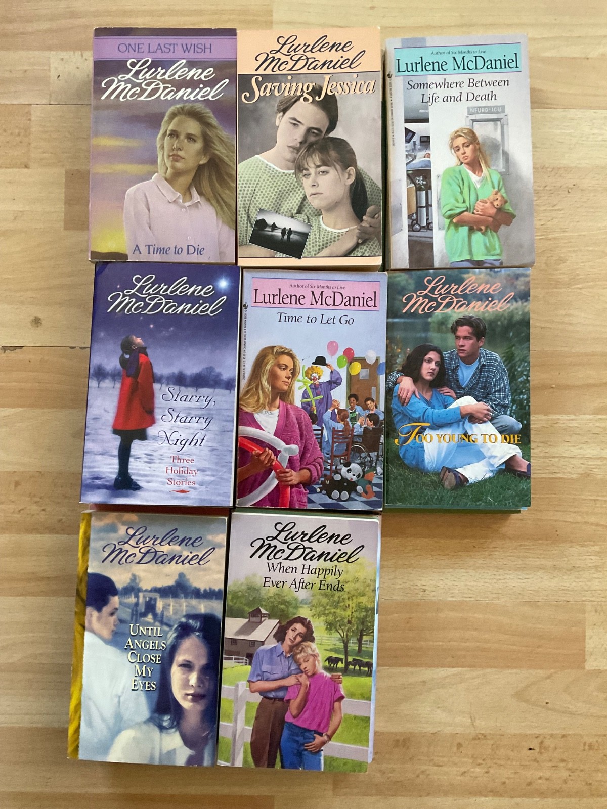 lot of 26 LURLENE McDANIEL 1990s Teen Romance Books FREE SHPG benefits library