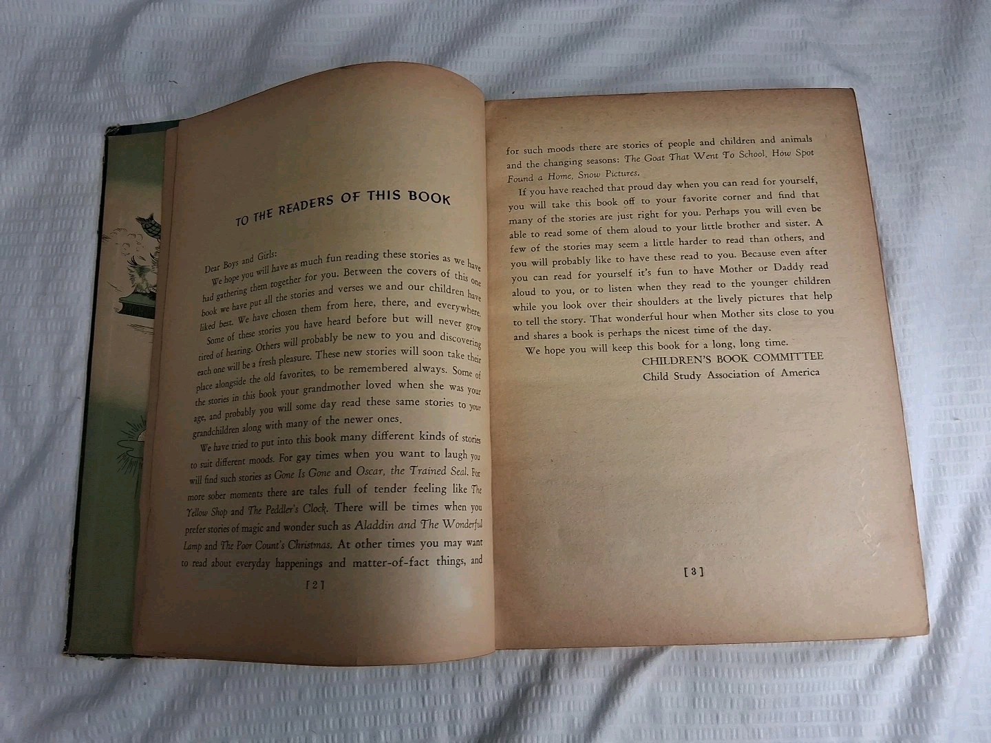 CHILDREN’S STORIES-THE CHILD STUDY ASSOCIATION-THERESA KALAB-HC-1950-WHITMAN PUB