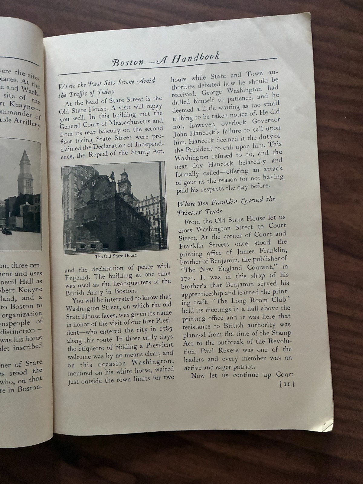 1928 BOSTON MASSACHUSETTS Chamber of Commerce Handbook Guide Tourism Antique