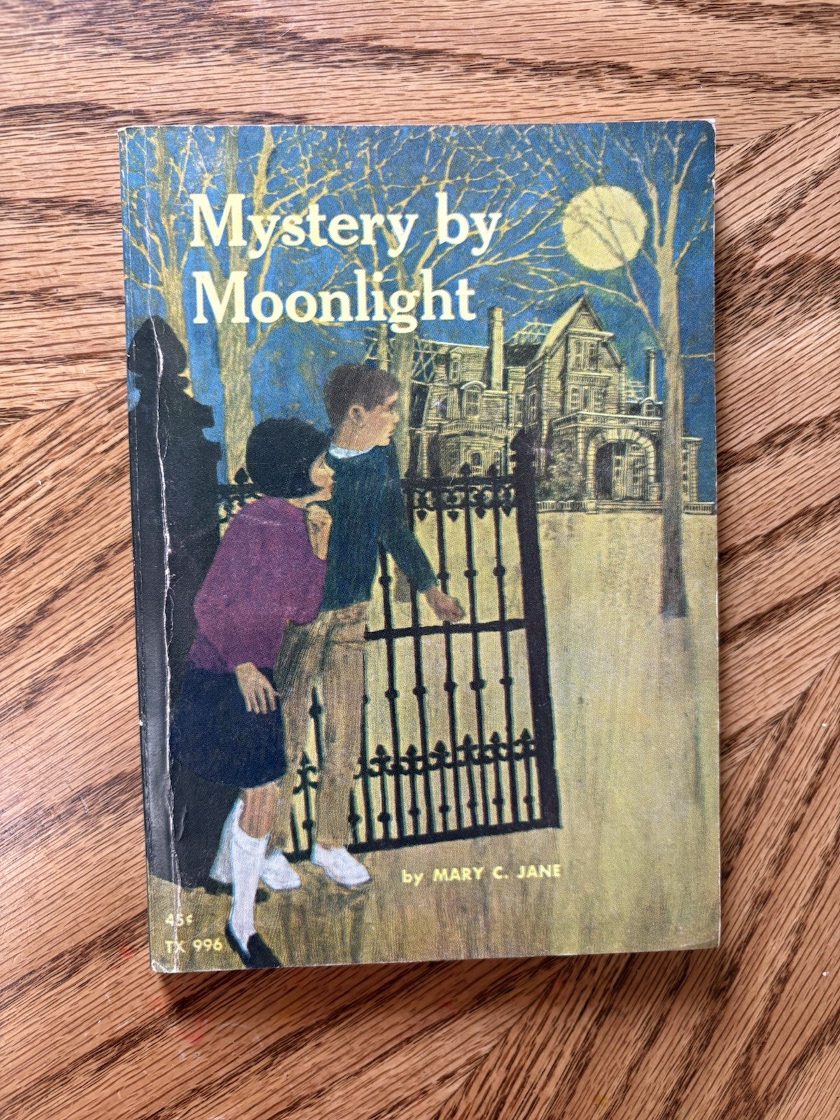 Vintage 1966 Mystery by Moonlight Mary C Jane Scholastic TX-996 Paperback