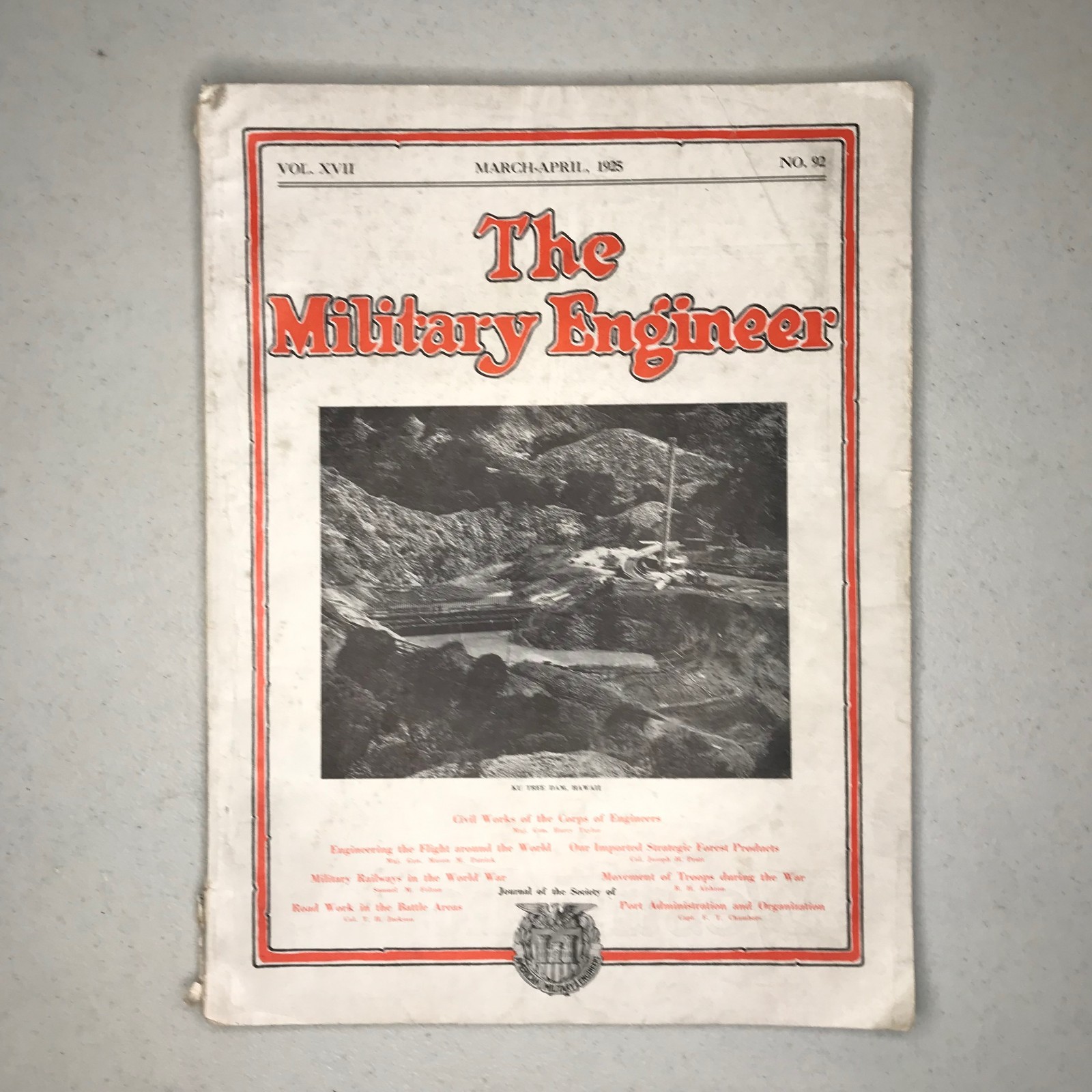Journal of the Military Engineer Vol. XVII, No. 92 (March-April 1925)
