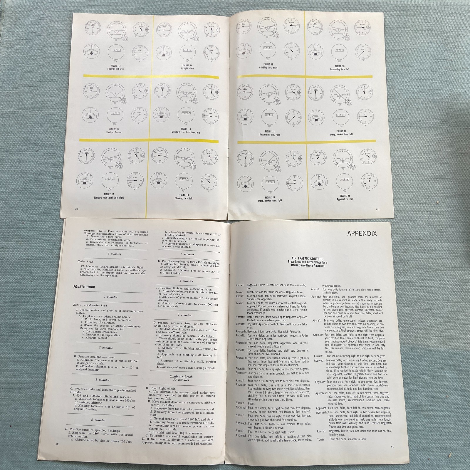 Pilot Training Manual Instructor Guide AOPA 360 Rating 1961 Federal Aviation VTG