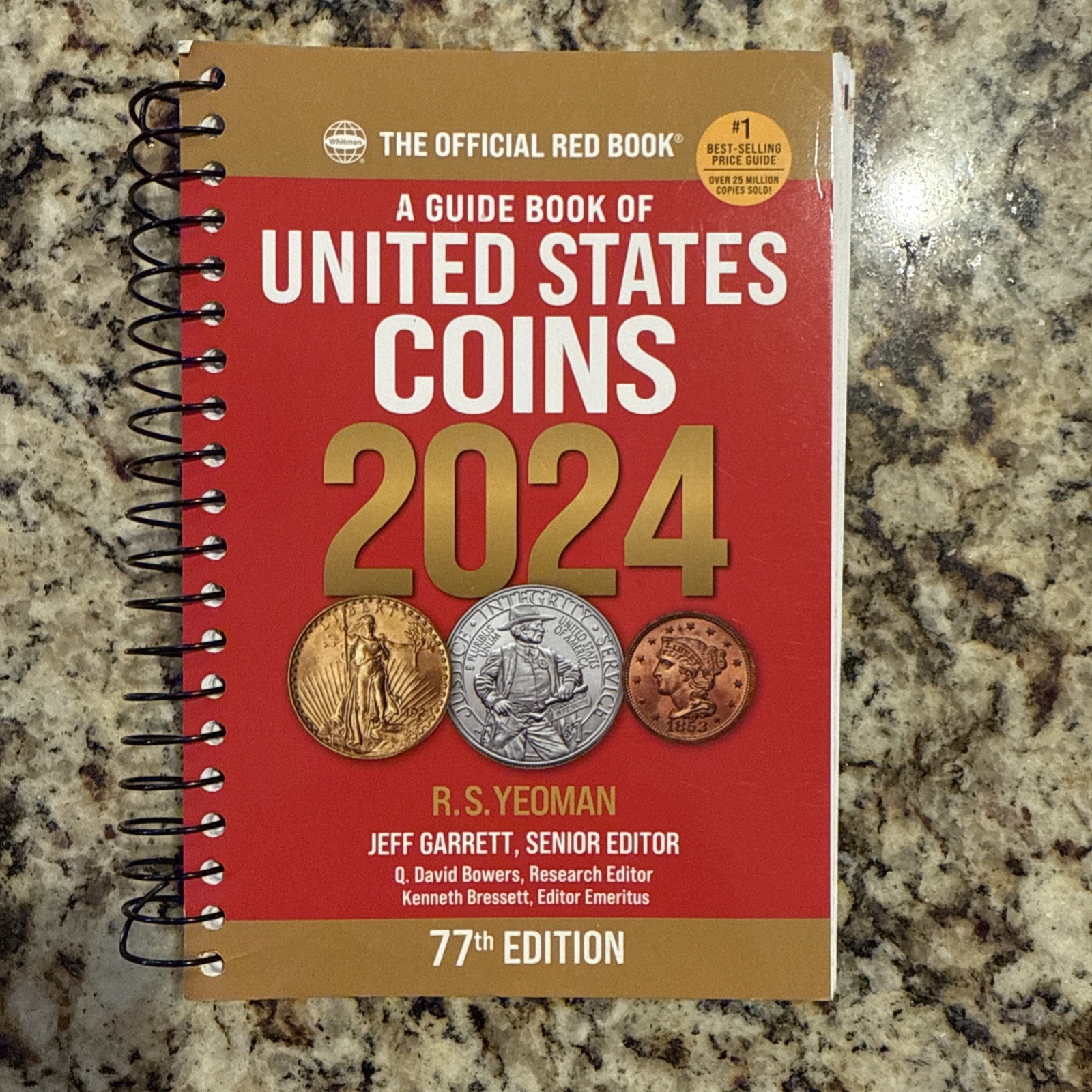 Redbook 2024 Us Coins Spiral by Q. David Bowers