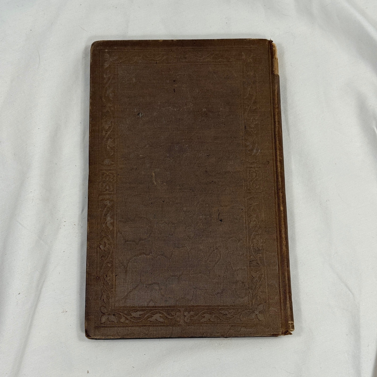 John Ruskin The Political Economy of Art 1860 Brown Fair Antique Hardcover Book