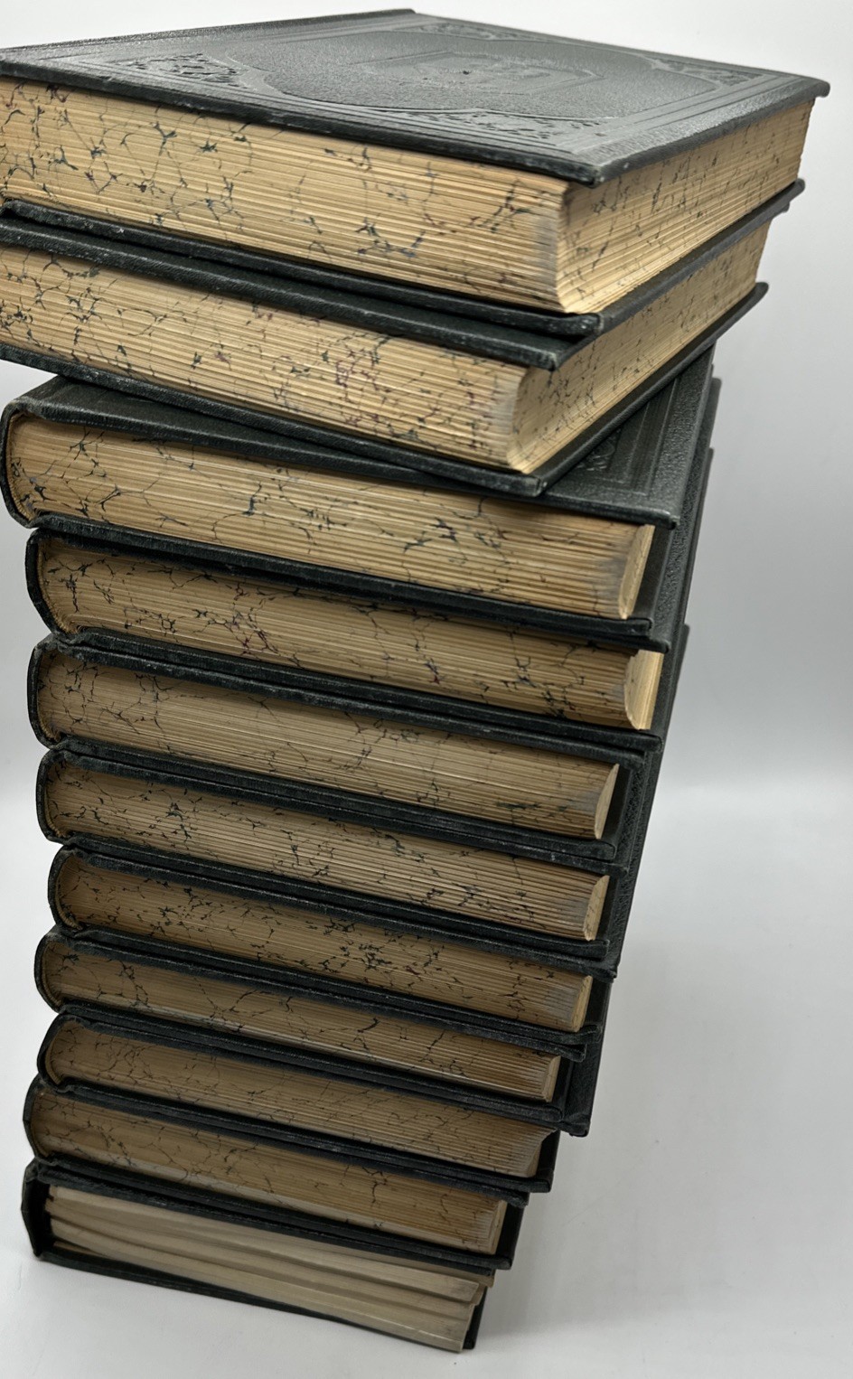 Vtg American Reference Library Encyclopedic Set 1-10 Loose Leaf Extension 11