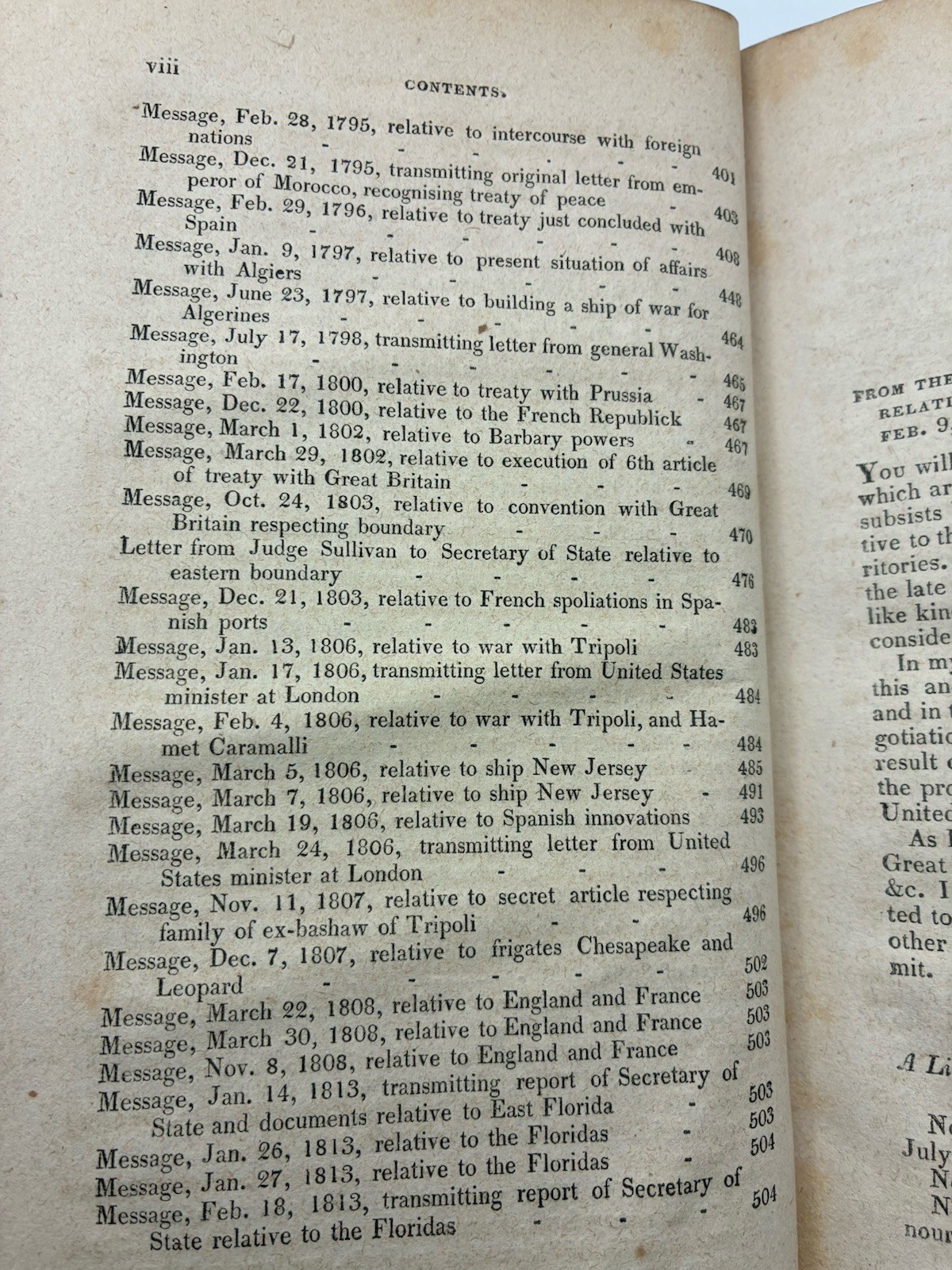 1817 State Papers of Publick Document of The United States Volume 10 2nd Edit