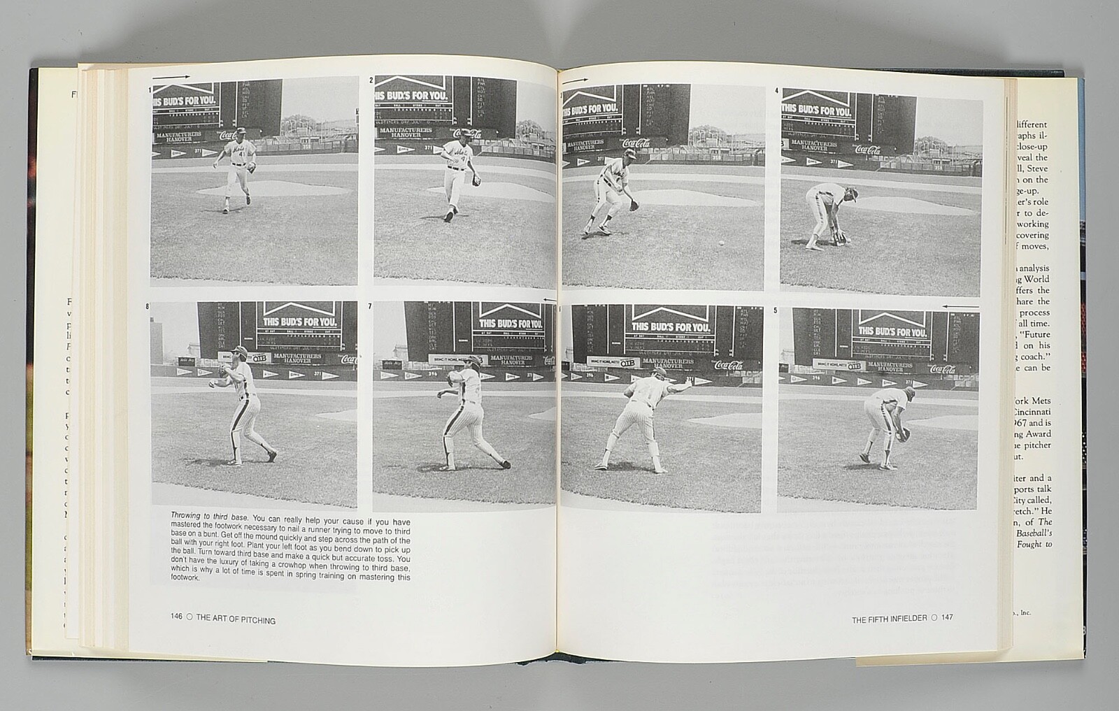 The Art of Pitching Tom Seaver HCDJ Book First Edition 1984 Baseball HOF