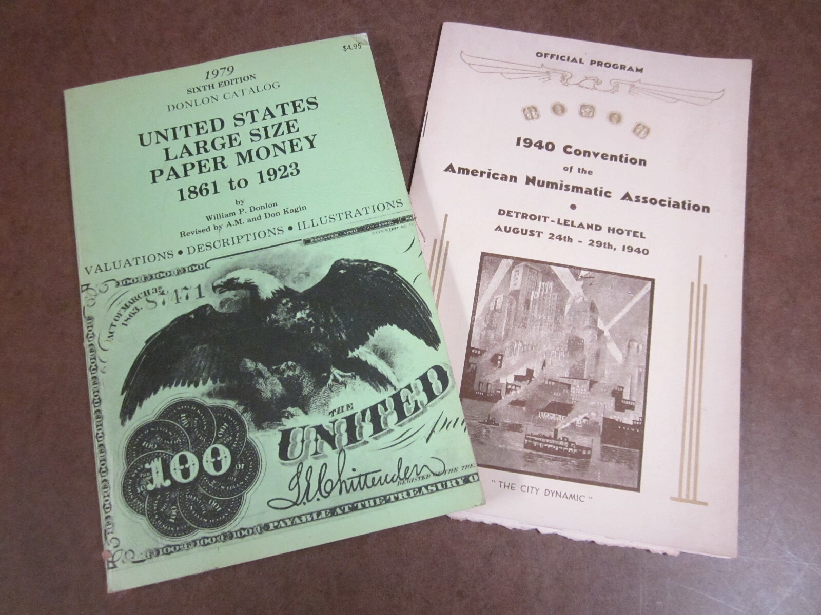 Coin and Paper Money Collecting 1940 Numismatic Convention 1979 Paper Money