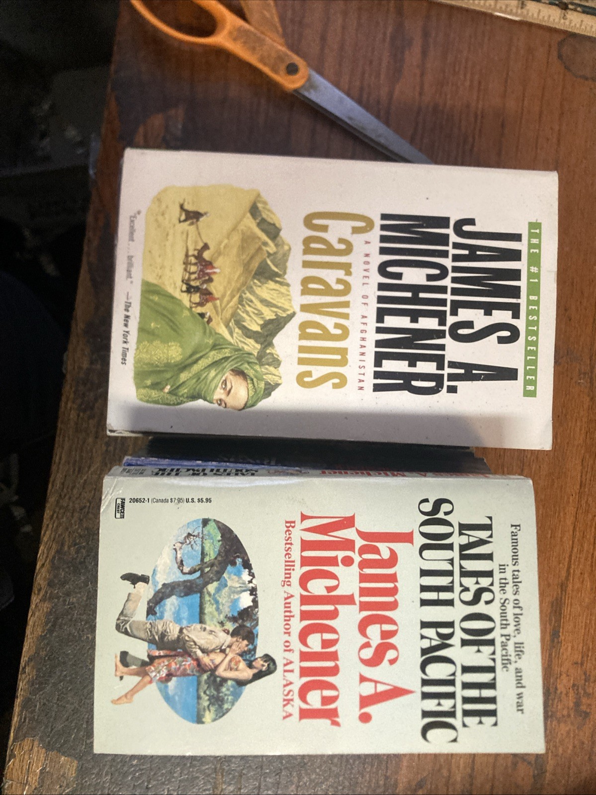 James Michener five book Lot