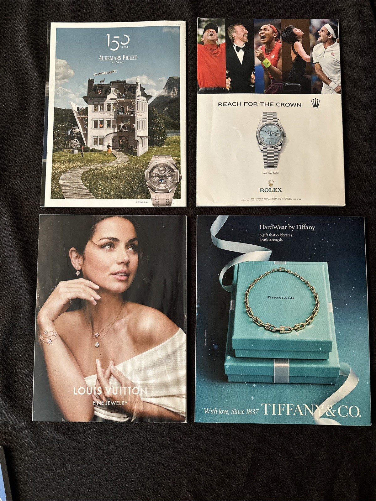 Lot Of 4 Vogue Magazines 2025 Timothee Chalamet, Gigi, Pharrell, Nicole Kidman